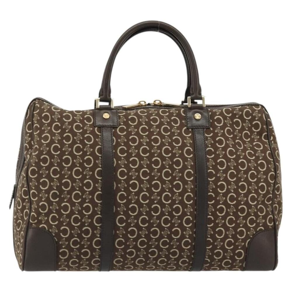 Celine C Macadam Boston Bag Brown